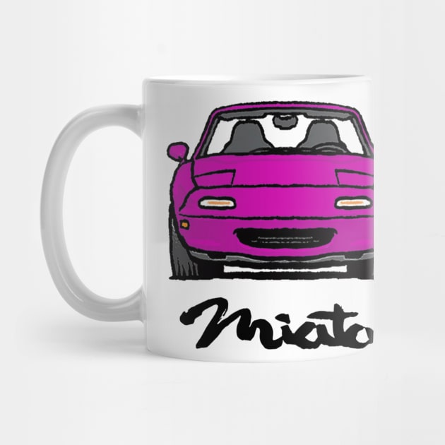 MX5 Miata NA Pink by Woreth